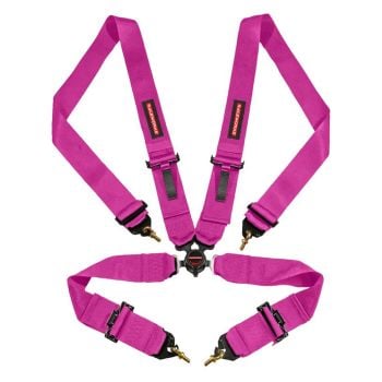 Raceworks VPR-120PK Pink 4point FIA Cam Lock Harness