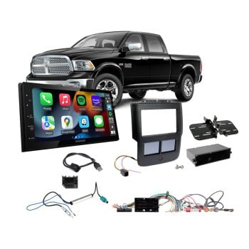 RAM DS 2013-2023 Apple CarPlay Android Auto Head Unit Upgrade Kit