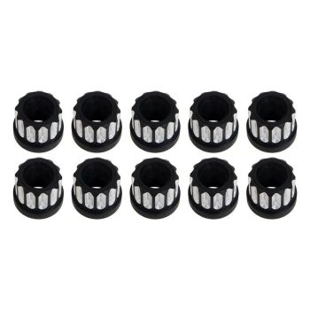 RC Components RCCSLUG625-01E 12-Point Wheel Nut Set 5/8-18" Righthand Thread Black Eclipse Finish 10pk RCCSLUG625-01E