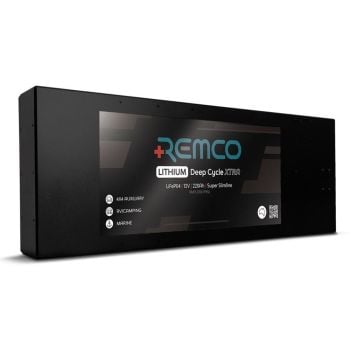 Remco RM12-220LFPXSLSS Battery 12V 220AH Remco Lithium Xtra Slimline 40A Dc/Dc M8/2Xand