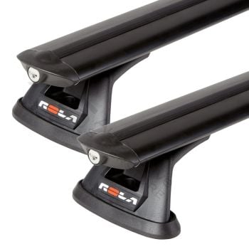 Rola Pair Thru Bar Roof Racks fits Land Rover Freelander LF 6/2007 on Factory Point Mount APEX006-2
