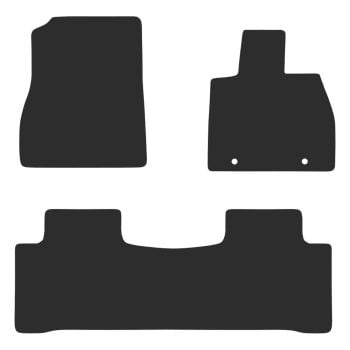 Rubbertree Executive Rubber Car Mats fits Byd Sealion 7 2025+ BY008TPR