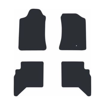 RubberTree Luxury Carpet Car Mats fits Toyota Hilux Dual Cab 6th Gen 98-05 TY031LXBL