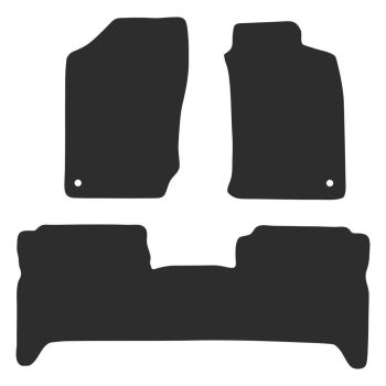 Rubbertree Executive Rubber Car Mats fits Toyota Hilux Surf 3rd Gen 1996-2002 TY160TPR