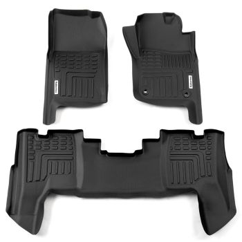 RubberTree Deep Dish Car Mats fits Toyota Landcruiser 79 Series Dual Cab Facelift 2023-on 5 Seats TY270-01-3D