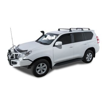 Rhino Rack Vortex RVP Black 3 Bar Roof Rack fits Prado 150 11/09-On 3 Bar RVP23