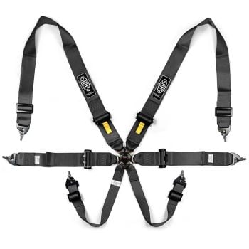 SAAS S6103FIA Harness FIA 6 Point Camlock 3in Black Homologated