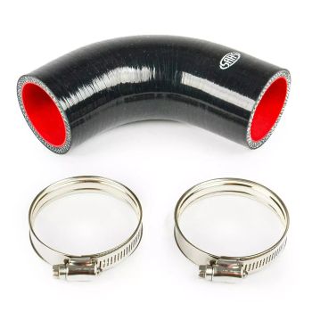 SAAS SSH2011 Silicone Intercooler Black Cold/Hot Side Bottom Pipe fits Ford Ranger PJ-PK 2.5-3.0