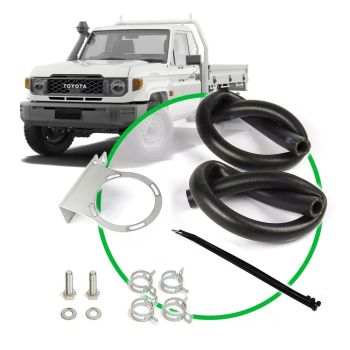 SAAS ST1209 Oil Catch Tank Install Kit fits Landcruiser 70 Series 2.8TD 2023-On