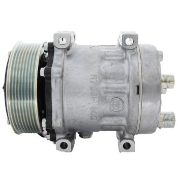 Sanden A10-8971 A/C Compressor fits Terex 100 Series Skid Steer 4.4L 4Cyl Turbo