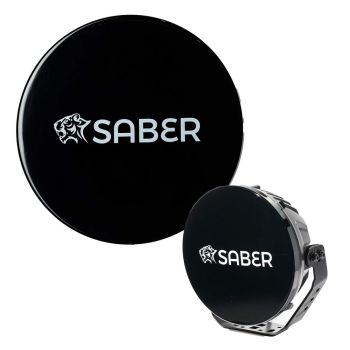 Saber Offroad 9" Protective Lens Cover Clear with Saber Logo SBL-LCC91