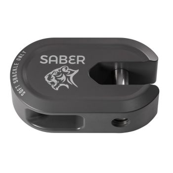 Saber Offroad Alloy Winch Shackle Short Cerakote Grey SBR-AWSSCG