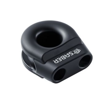Saber Offroad 6061 Aluminium Spliced Winch Thimble Cerakote Black SBR-SWT2CBLK