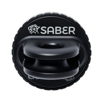 Saber Offroad 6061 Aluminium Spliced Winch Thimble PRO Carakote Black SBR-SWTPROCBLK