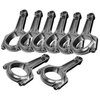 Scat Crankshafts Pro Stock 4340 Forged I-Beam Conrods BB Chev 6.135" length SC2-ICR6135