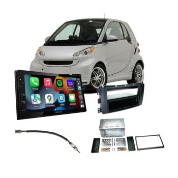 Smart Fortwo 2007-2010 Apple CarPlay Android Auto Head Unit Upgrade Kit