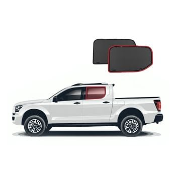 Snap Shades GWM012-2 Rear Window Shades fits Great Wall Cannon Alpha/Shanhai Cannon 2022-on