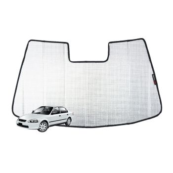 Snap Shades HON041-5 Front Windscreen Sun Shade fits Honda Civic Sedan 96-00