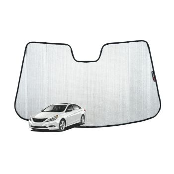 Snap Shades HYU022-5 Front Windscreen Sun Shade fits Hyundai i45/Sonata 11-14