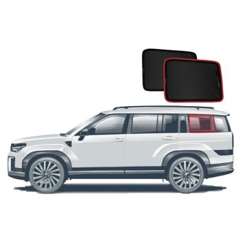 Snap Shades HYU042-3 Port Window Shades fits Hyundai Santa Fe 2024-on