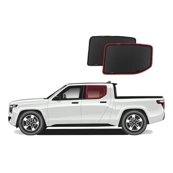 Snap Shades RIV001-2 Rear Window Shades fits Rivian R1T 2022-on