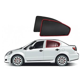 Snap Shades SUZ013-2 Rear Window Shades fits Suzuki SX4 Sedan 06-13