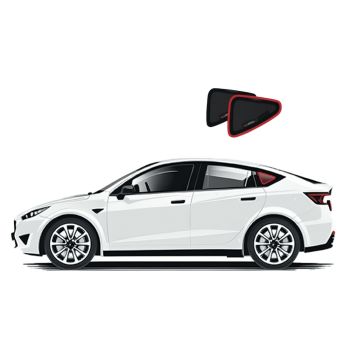 Snap Shades TES006-3 Port Window Shades fits Tesla Model Y 2025-on