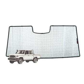 Snap Shades TOY049-5 Front Windscreen Sun Shade fits LandCruiser Trooprier/70 Series 84-06