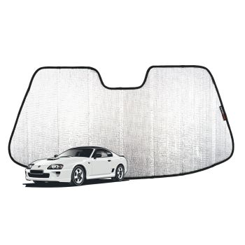 Snap Shades TOY059-5 Front Windscreen Sun Shade fits Toyota Supra 93-02