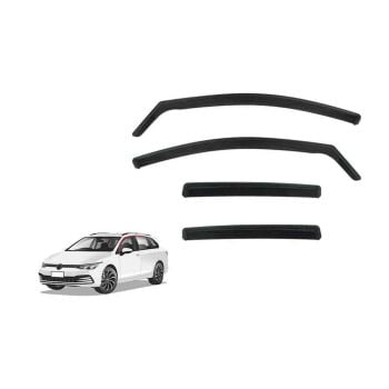 Snap Shades VW027-8 Weather Shields fits Volkswagen Golf Hatchback 2020-on