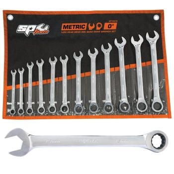 SP Tools Gear Drive ROE Spanner Set Metric 12pc SP10232