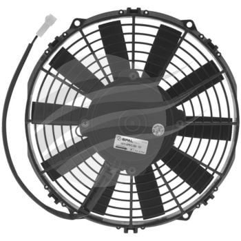 SPAL EF3501 Fan 9" Straight 12V Pusher Spal Airflow 1140 M3/H 8.3A