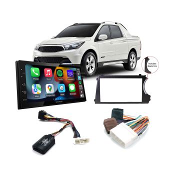 Ssangyong Actyon Sport 2012-On Apple CarPlay Android Auto Head Unit Upgrade Kit