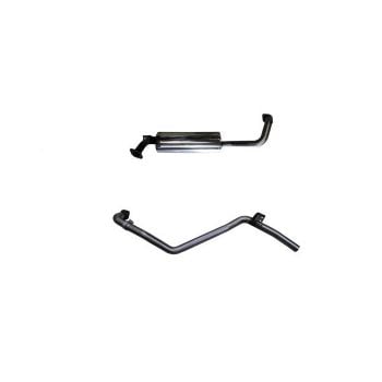 Manta Exhaust 2.5" Manifold Back fits Toyota HZJ80 SSMKTY0182