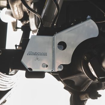 Superior Locker Actuator Guard Rear Suitable for Toyota Landcruiser 76/78/79 Stainless Steel SUP-LC79LOCKERGRDSS