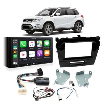 Suzuki Vitara 2015 Apple CarPlay Android Auto Head Unit Upgrade Kit