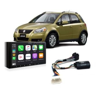 Suzuki SX4 2007-2013 with OEM Screen Apple CarPlay Android Auto Head Unit Upgrade Kit