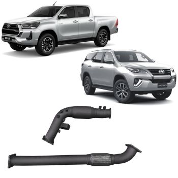 Redback THX443100-CA Extreme Duty Exhaust DPF Back fits Toyota Hilux / Fortuner 07/2015-on