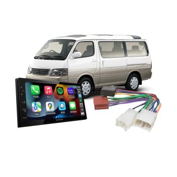 Toyota HiAce 1989-2004 Apple CarPlay Android Auto Head Unit Upgrade Kit