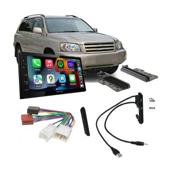 Toyota Kluger 2003-2006 Apple CarPlay Android Auto Head Unit Upgrade Kit