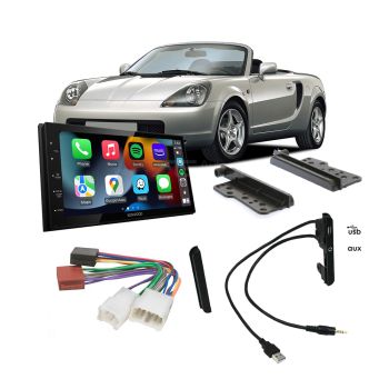 Toyota MR2 spyder 2000-2005 Apple CarPlay Android Auto Head Unit Upgrade Kit