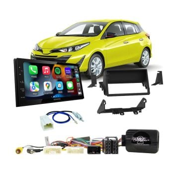Toyota Yaris 2019-On Apple CarPlay Android Auto Head Unit Upgrade Kit