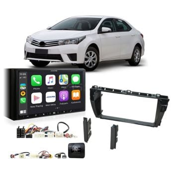 Toyota Corolla 2013-2016 Sedan Apple CarPlay Android Auto Head Unit Upgrade Kit