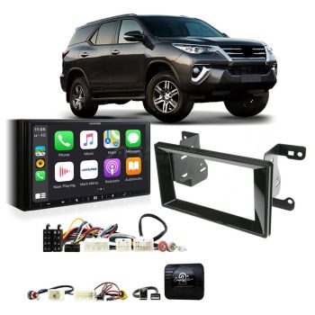 Toyota Fortuner 2015-2020 Apple CarPlay Android Auto Head Unit Upgrade Kit