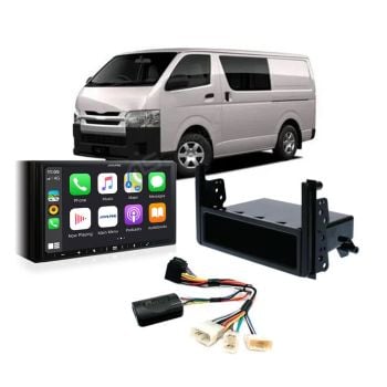 Toyota HiAce 2004-2011 Apple CarPlay Android Auto Head Unit Upgrade Kit