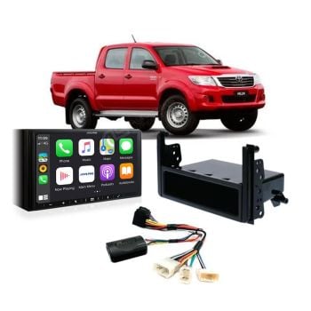 Toyota Hilux 2005-2011 Apple CarPlay Android Auto Head Unit Upgrade Kit
