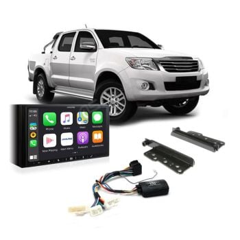 Toyota Hilux 2012-2013 without Nav Apple CarPlay Android Auto Head Unit Upgrade Kit