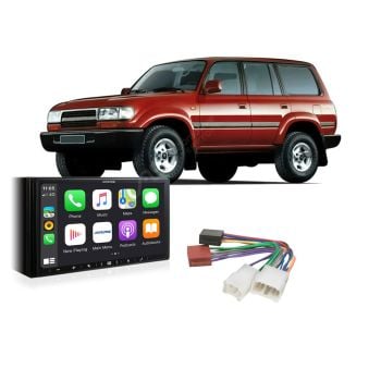 Toyota Landcruiser 1990-1998 80 Series Apple CarPlay Android Auto Head Unit Upgrade Kit