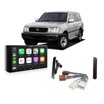 Toyota Landcruiser 1999-2006 100 Series Apple CarPlay Android Auto Head Unit Upgrade Kit