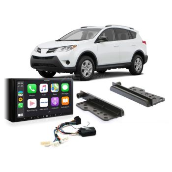 Toyota RAV4 2013-2018 without Nav Apple CarPlay Android Auto Head Unit Upgrade Kit